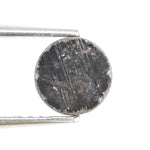 round natural diamond ring and Black grey diamonds natural jewelry rose cut diamond round diamond