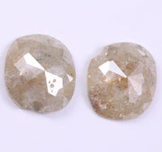 1.60 Ct Oval Cut Diamond Pair Grey Colored Diamond Use For Jewerly Unique Diamond 