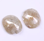 1.60 Ct Oval Cut Diamond Pair Grey Colored Diamond Use For Jewerly Unique Diamond 
