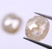 1.60 Ct Oval Cut Diamond Pair Grey Colored Diamond Use For Jewerly Unique Diamond 