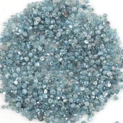 blue rough CVD diamond beads in lab grown form for jewelry making