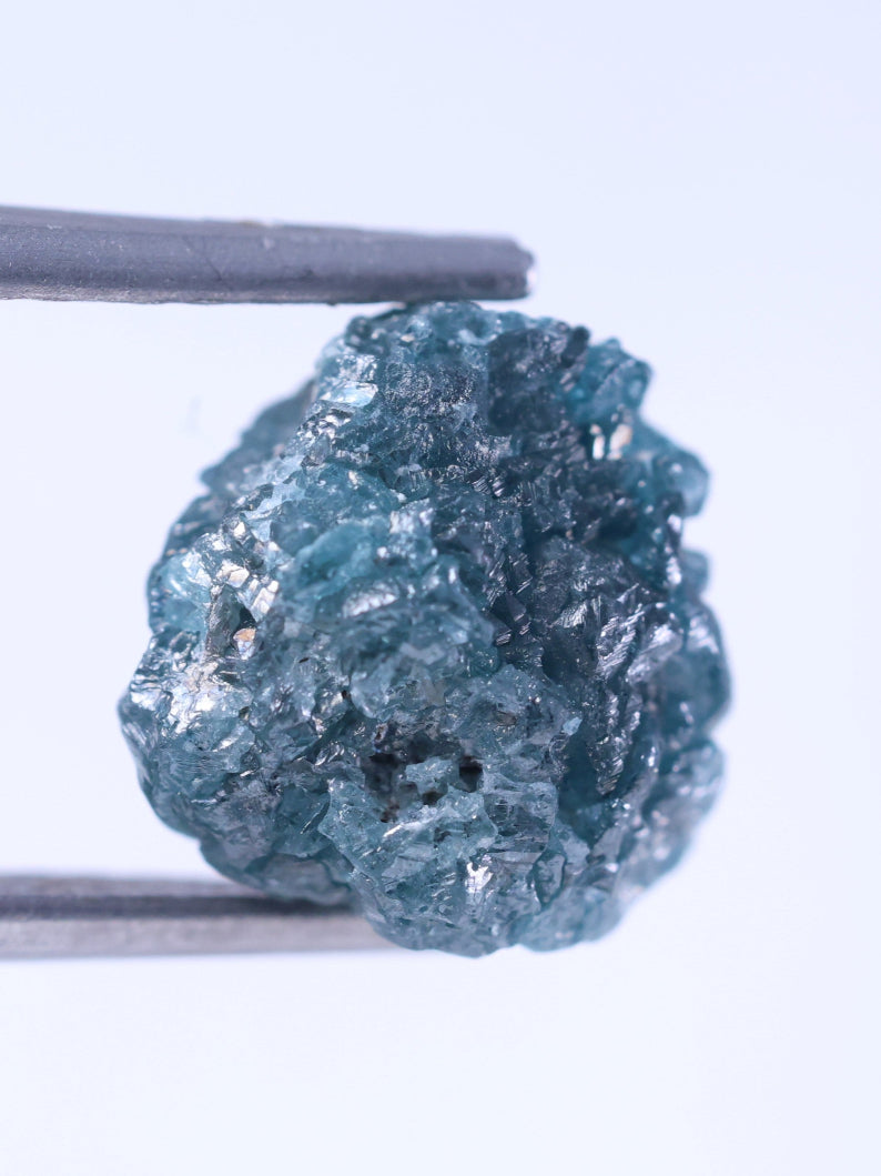 Natural Raw Diamond 2.55 Carat Blue Diamond
