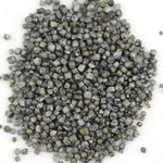 grey black cube shaped rough diamond for jewelry making