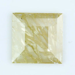 2.28 Ct Square Shape Yellow Lab-Grown Diamond Loose Fancy Yellow Stone for Custom Ring and Jewelry Setting