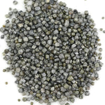 grey black cube shaped rough diamond for jewelry making