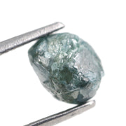 blue color diamond coated gems and diamond natural shape