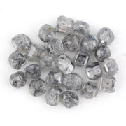 five-piece CVD diamond set with uncut lab grown stones for gold ring creation