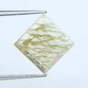 2.28 Ct Square Shape Yellow Lab-Grown Diamond Loose Fancy Color Stone for Custom Jewelry Design