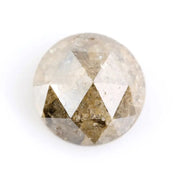 Fine 7.13Ct Natural Yellowish-Black Colored Diamond Round Brilliant Cut Diamond For Fine Jewelry 