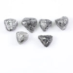 Grey colour diamond with smoky silver tones, showcasing elegant brilliance for luxury jewelry designs.