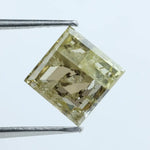 1.55 Ct Fancy Yellow Square Cut Loose Lab-Grown Diamond with Bright Color for Luxury Ring and Fine Jewelry
