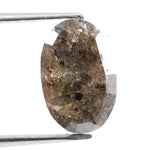 Five carat natural diamond showcased with exceptional size and sparkle. This real earth-mined diamond represents luxury, rarity, and high market value