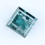 3.39 Ct Blue Table Cut Lab-Grown Diamond Loose Fancy Blue Stone for Elegant Engagement Ring
