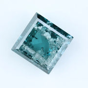 3.39 Ct Blue Table Cut Lab-Grown Diamond Loose Fancy Blue Stone for Elegant Engagement Ring