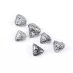 Grey colour diamond with smoky silver tones, showcasing elegant brilliance for luxury jewelry designs.