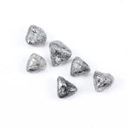 Grey colour diamond with smoky silver tones, showcasing elegant brilliance for luxury jewelry designs.