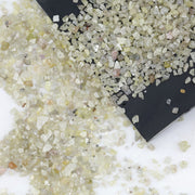 light yellow and grey irregular diamond chips for jewelry makers
