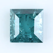 3.39 Ct Blue Table Cut Lab-Grown Diamond Loose Fancy Blue Stone for Elegant Engagement Ring