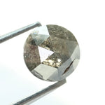 1.05Ct Grey Black Brown Natural Diamond Rose Cut Rustic Included Loose Gemstone