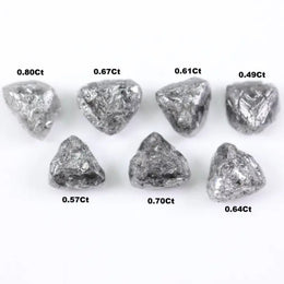 Certified grey colour diamond stone with modern charcoal shade, ideal for custom engagement rings.