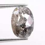 1.27 carat oval cut gray natural loose diamond displaying elegant fancy gray color and smooth brilliance, a refined fancy color diamond ideal for custom engagement rings, luxury jewelry settings, and bespoke diamond designs.