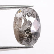 1.27 carat oval cut gray natural loose diamond displaying elegant fancy gray color and smooth brilliance, a refined fancy color diamond ideal for custom engagement rings, luxury jewelry settings, and bespoke diamond designs.