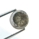1.05Ct Grey Black Brown Natural Diamond Rose Cut Rustic Included Loose Gemstone