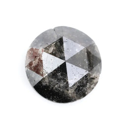 Natural 3.12Ct Diamond Round Brilliant Cut Diamond Black Colored Diamond Loose Stone For Fine Jewelry 