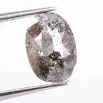 1.27 carat oval cut gray natural loose diamond displaying elegant fancy gray color and smooth brilliance, a refined fancy color diamond ideal for custom engagement rings, luxury jewelry settings, and bespoke diamond designs.