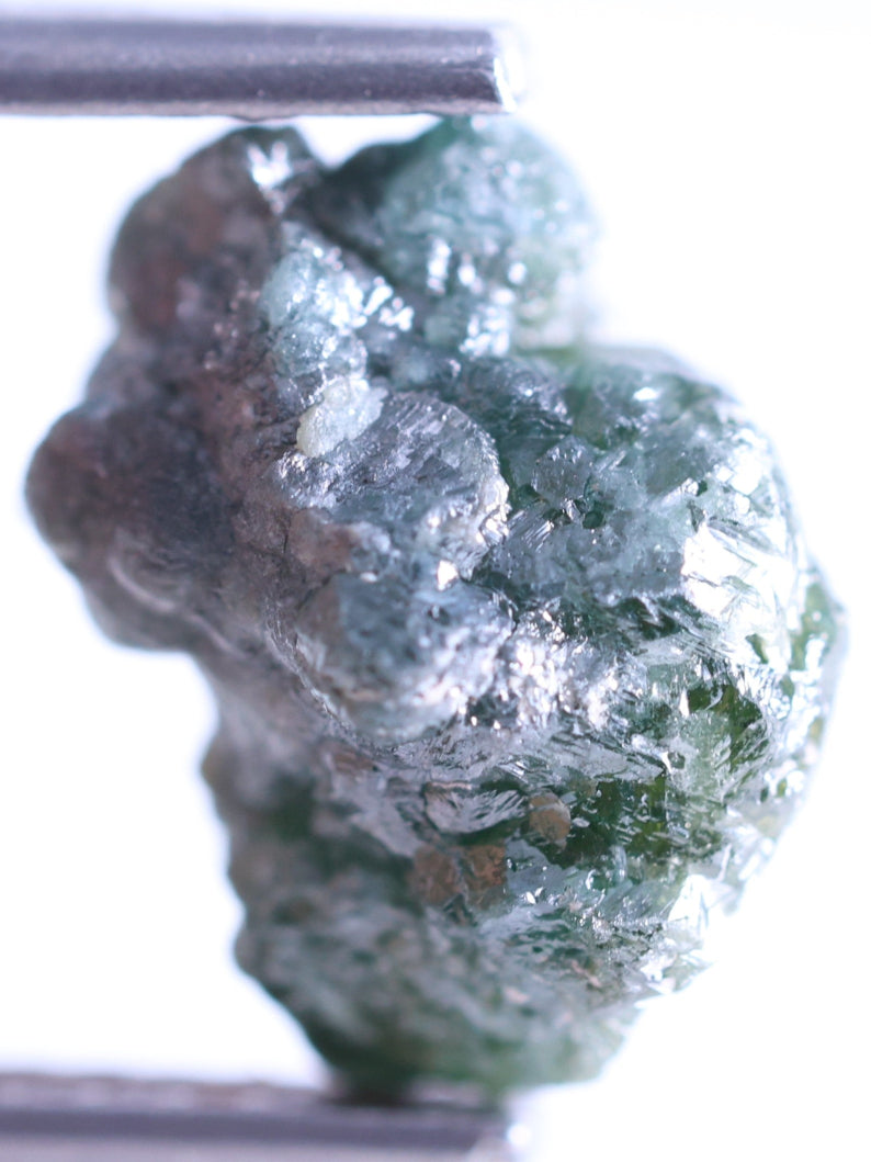 Natural Raw Diamond 2.81 Carat Blue Green Diamond