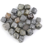 mixed color cube shaped raw diamond pieces for jewelry making