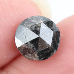 Natural 3.12Ct Diamond Round Brilliant Cut Diamond Black Colored Diamond Loose Stone For Fine Jewelry 