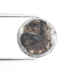 Natural 3.12Ct Diamond Round Brilliant Cut Diamond Black Colored Diamond Loose Stone For Fine Jewelry 