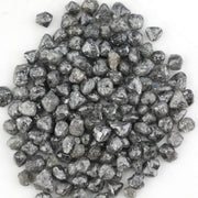 grey raw diamond specimen with natural rough uncut surface for collectors