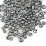 grey raw diamond specimen with natural rough uncut surface for collectors