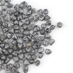 grey raw diamond specimen with natural rough uncut surface for collectors