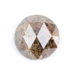 4.66Ct Natural Brownish- Black Colored Diamond Polised Diamond Round Brilliant Cut Diamond For Custom Ring 