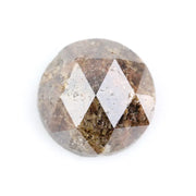 4.66Ct Natural Brownish- Black Colored Diamond Polised Diamond Round Brilliant Cut Diamond For Custom Ring 