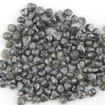 grey raw diamond specimen with natural rough uncut surface for collectors