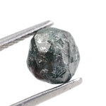 blue color raw diamond rough and rawdiamond