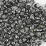 grey raw diamond specimen with natural rough uncut surface for collectors
