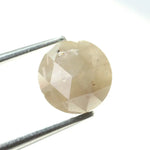 1.48 ct light brown champagne natural diamond rose cut lncluded loose diamond for jewelry making