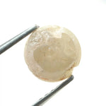 1.48 ct light brown champagne natural diamond rose cut lncluded loose diamond for jewelry making