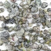 mixed color raw diamond pieces for professional jewelry manufacturing