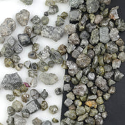 mixed color raw diamond pieces for professional jewelry manufacturing