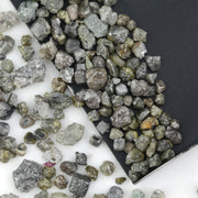mixed color raw diamond pieces for professional jewelry manufacturing