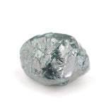 blue color raw rough diamond and raw white diamond