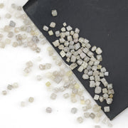 cube shaped natural raw diamond for jewelry making and custom designs