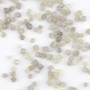 cube shaped natural raw diamond for jewelry making and custom designs
