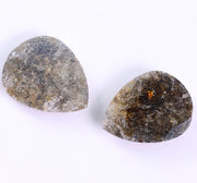 3.32 Ct Brown Colored Diamond Pear Cut Diamond Pair Salt And Pepper Diamond Use For Jewerly Unique Diamond 